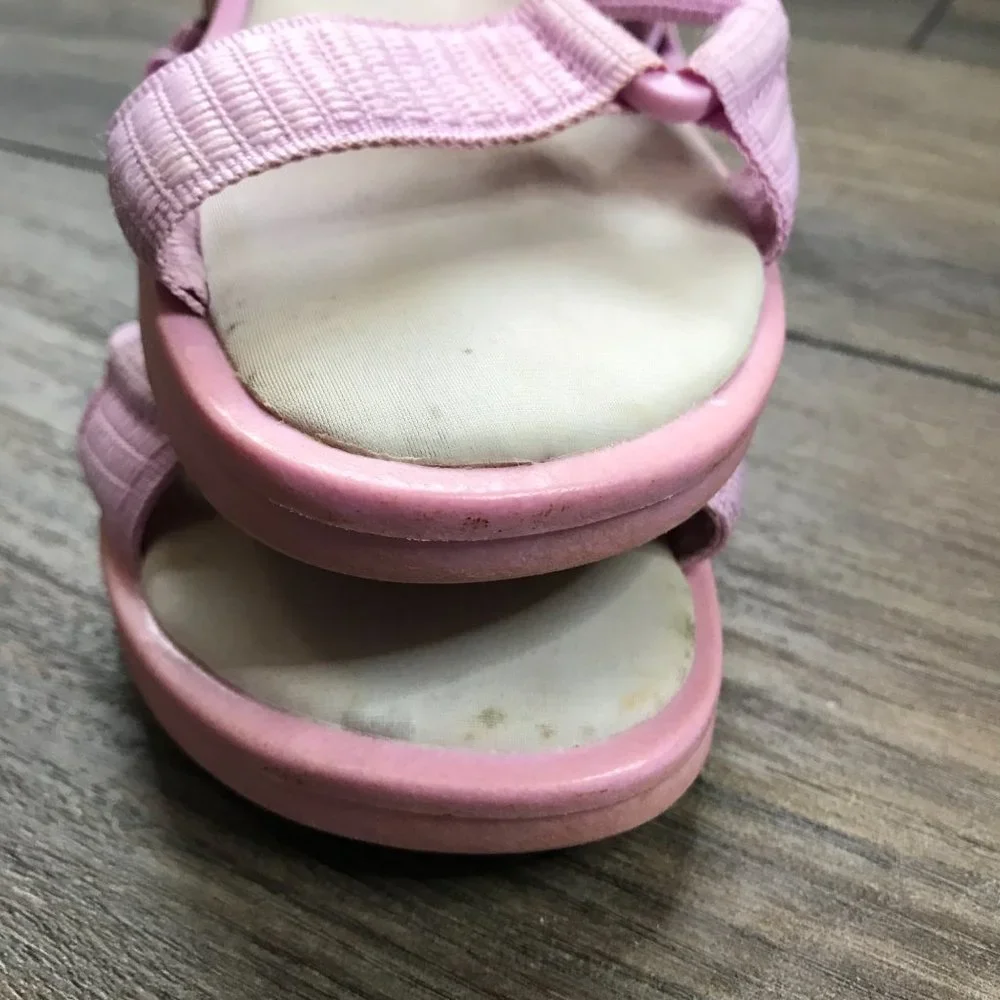 Zara Pink Strappy Sandals Little Girl's EU Size 29 US‎ 12 Hook and Loop Closure
